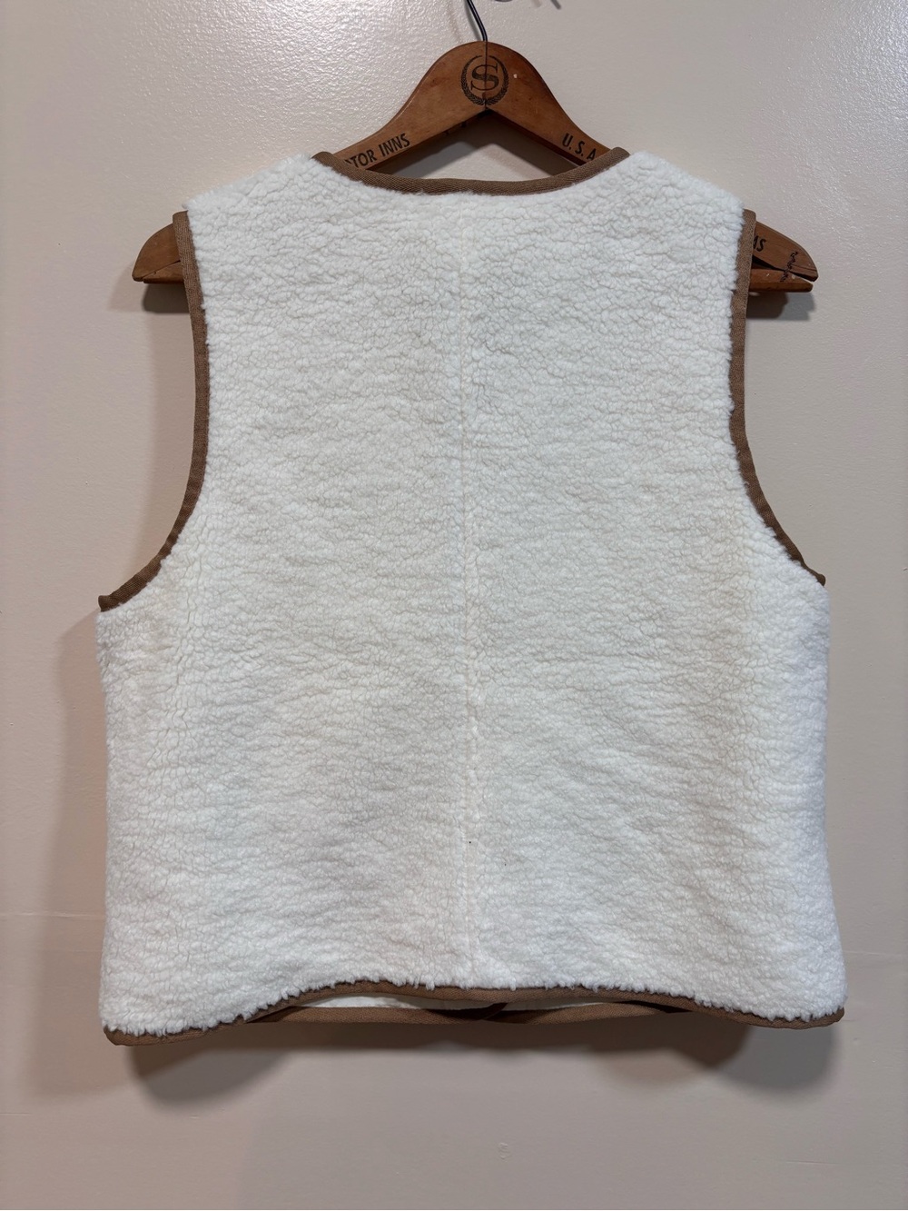 J.Crew Sherpa welt-pocket vest S - Picture 2 of 5
